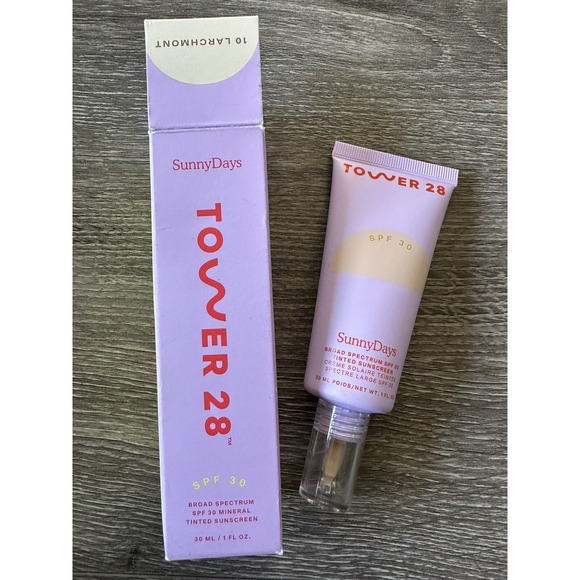 Tower 28 Sunny Days Tinted Sunscreen Full Size 1oz - LARCHMONT 10 - NEW NIB - Picture 1 of 1